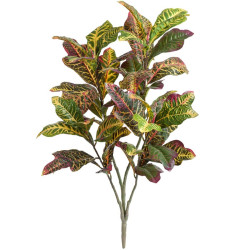 Кротон куст Большой зелёно-жёлто-розовый в-85 см (Sensitive Botanic) 4/20